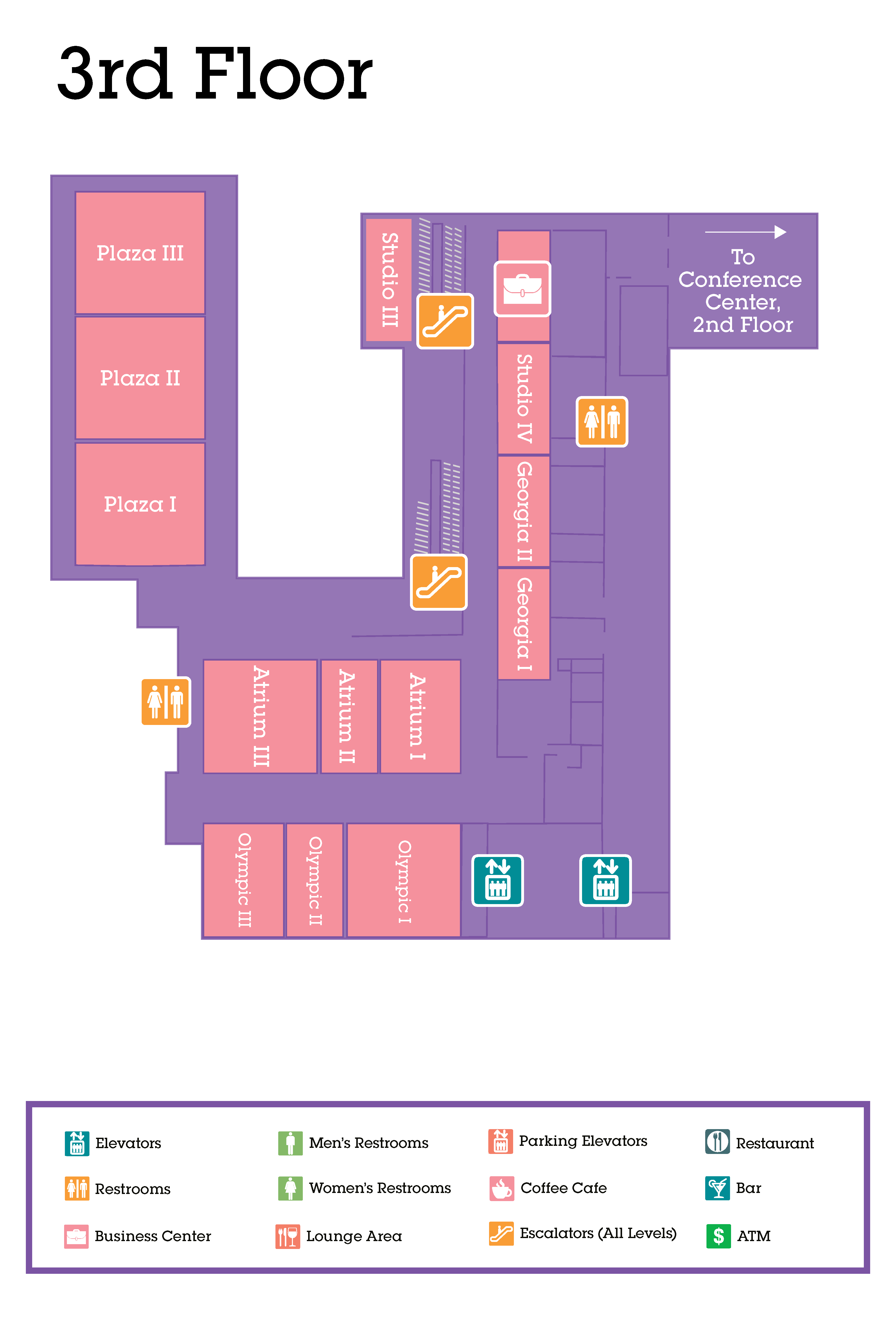 An overview of Level Three of the JW Marriott LA Live!